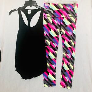 VICTORIA’S SECRET KNOCKOUT CAPRI & RACERBACK SET